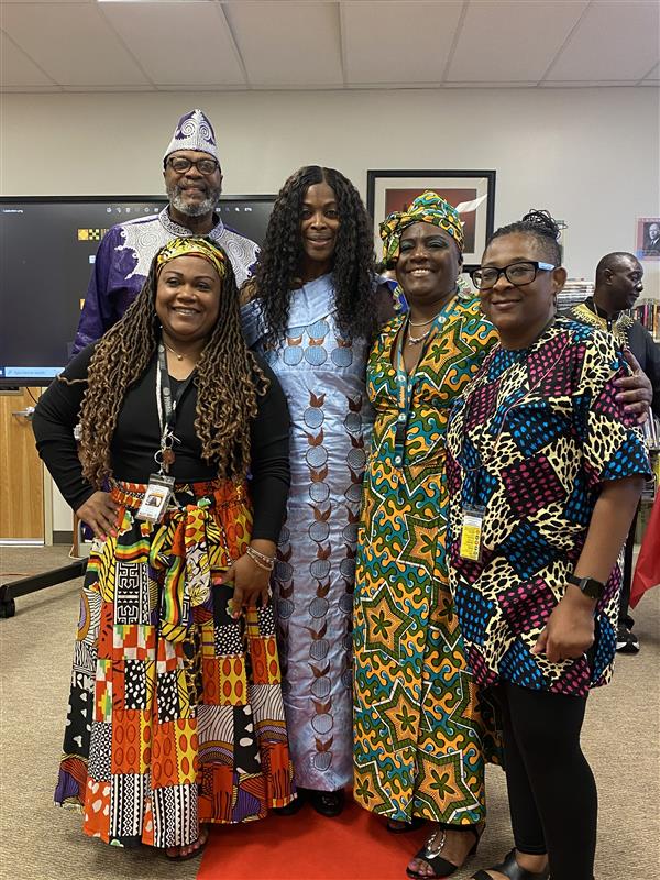 Dr. Shaw-Rolle, Mr. Wesley, Shonte Butler, Doris Striggles and Maggie Lane